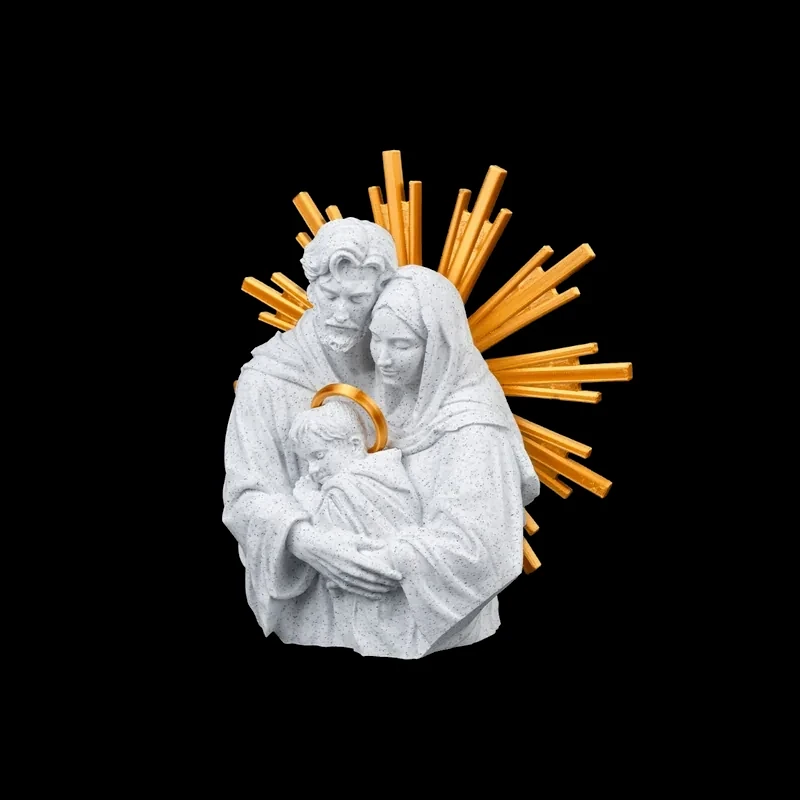 Sagrada Família Decorativa 3D 22cm — foto real do produto impresso em 3D